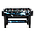Игровой стол Футбол (кикер) Atlas Sport Maxi черный (122х60,5х 80см), фото 2