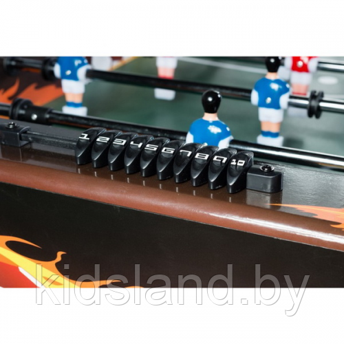 Игровой стол Футбол (кикер) Atlas Sport Maxi черный (122х60,5х 80см) - фото 4 - id-p113644395