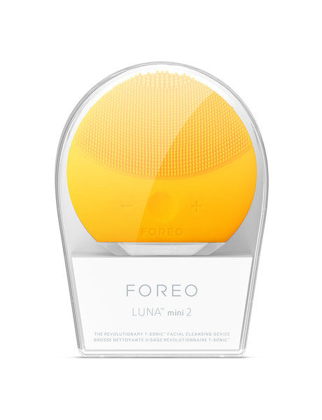 Силиконовая щетка для нежной очистки кожи лица Foreo LUNA Mini 2 (разные цвета) Желтый - фото 2 - id-p113644405