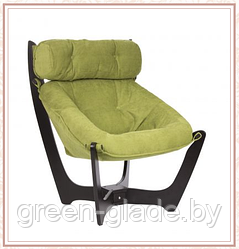 Кресло для отдыха модель 11 каркас Венге ткань Verona Apple Green