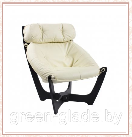 Кресло для отдыха модель 11 каркас Венге экокожа Дунди-112