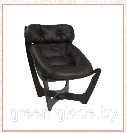 Кресло для отдыха модель 11 каркас Венге экокожа Дунди-108 - фото 1 - id-p31512572