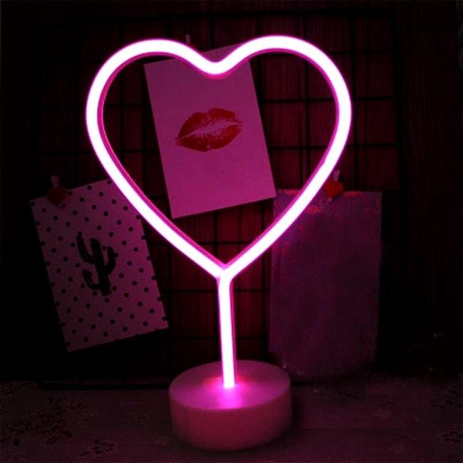 Светильник неоновый «Сердце» от USB - фото 1 - id-p113644624