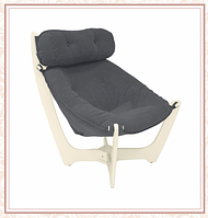 Кресло для отдыха модель 11 каркас Дуб шамапань ткань Verona Antrazite Grey