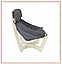 Кресло для отдыха модель 11 каркас Дуб шамапань ткань Verona Antrazite Grey, фото 2