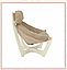 Кресло для отдыха модель 11 каркас Дуб шампань ткань Verona Vanilla, фото 2