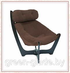 Кресло для отдыха модель 11 каркас Венге ткань Verona Brown