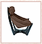 Кресло для отдыха модель 11 каркас Венге ткань Verona Brown, фото 2
