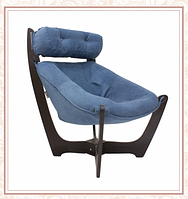Кресло для отдыха модель 11 каркас Венге ткань Verona Denim Blue