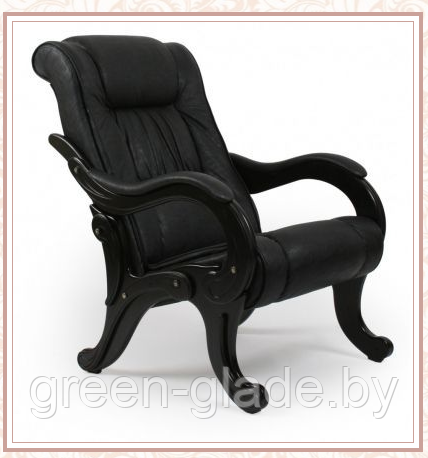 Кресло для отдыха модель 71 каркас Венге экокожа Дунди-109 - фото 1 - id-p23905388