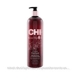 CHI ROSE HIP OIL Color Nurture  Шампунь для защиты окрашенных волос с маслом шиповника 739 мл