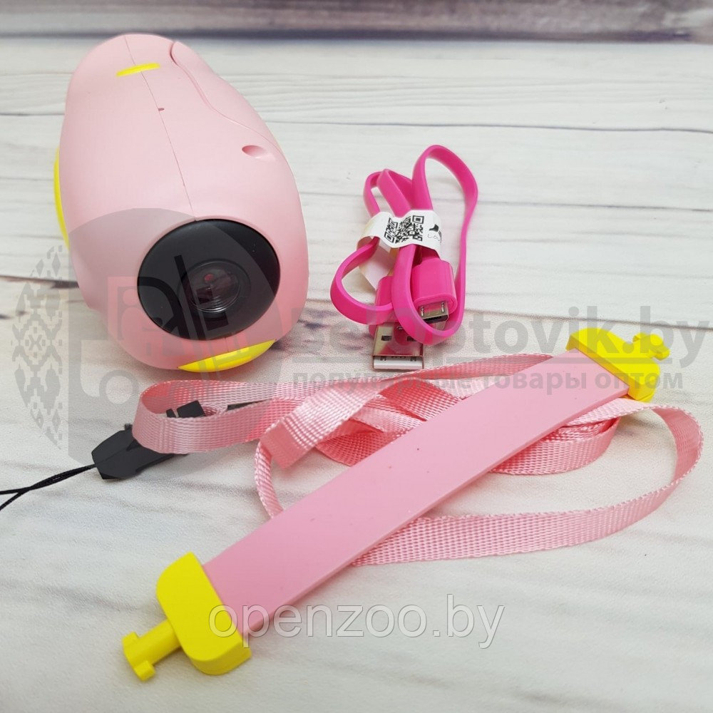 Детский фотоаппарат - видеокамера Kids Camera DV-A100 Розовый - фото 3 - id-p113664043
