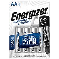 Элемент питания  ENERGIZER lithium ultimate AA/FR6 L91, блистер 4