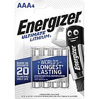 Элемент питания ENERGIZER lithium ultimate АAA/FR03 L92, блистер 4