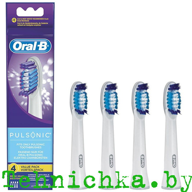 Насадки к зубной щетке Braun Oral-B Pulsonic SR32-4 (4шт.)