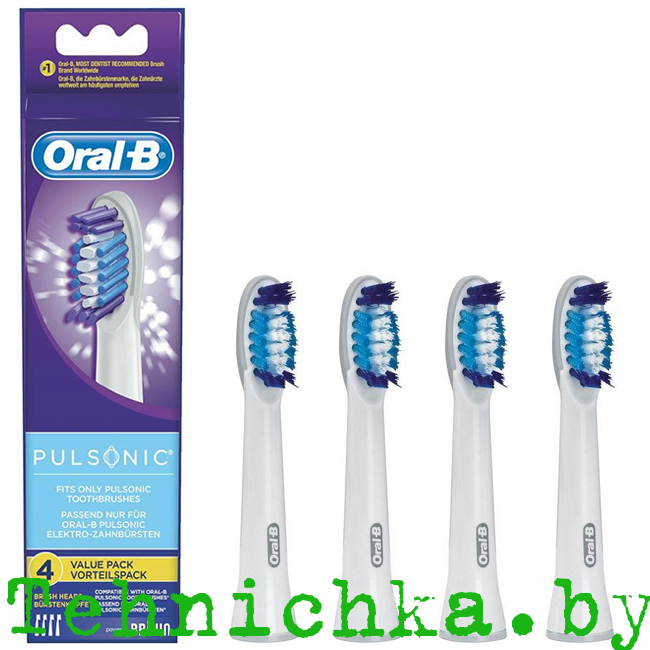 Насадки к зубной щетке Braun Oral-B Pulsonic SR32-4 (4шт.) - фото 1 - id-p113686926