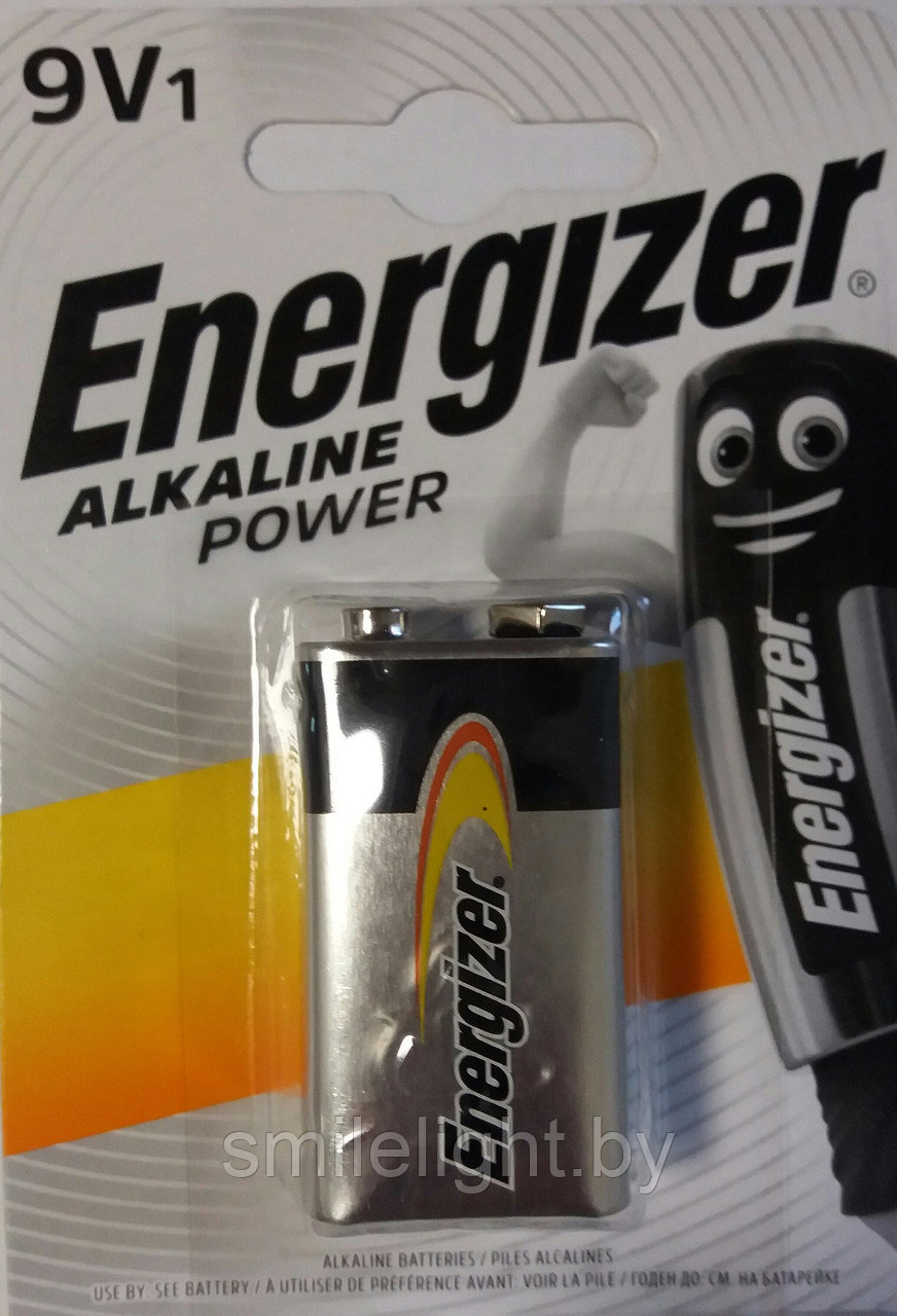 Элемент питания Energizer alkaline 9V battery, блистер 1
