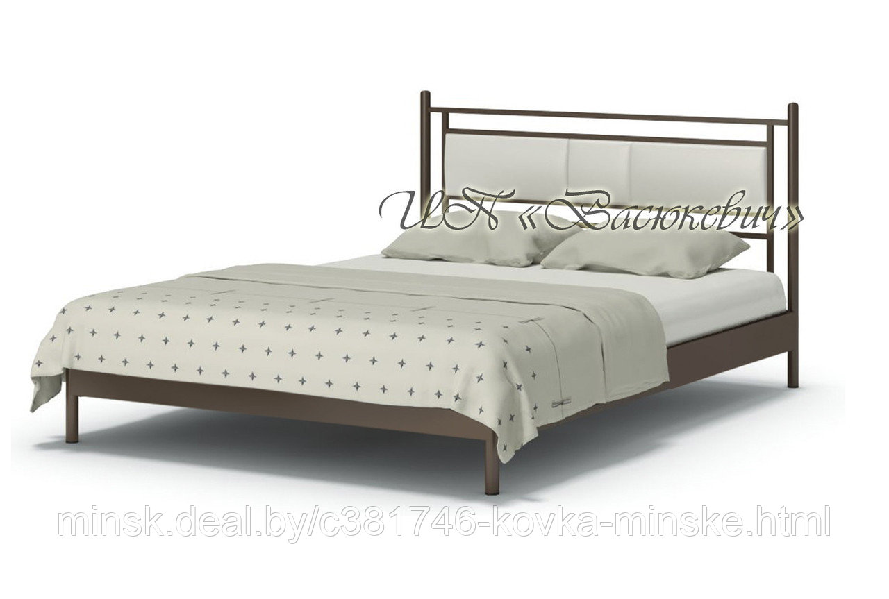 Кровать металлическая "Л8" в стиле ЛОФТ - фото 2 - id-p113735257