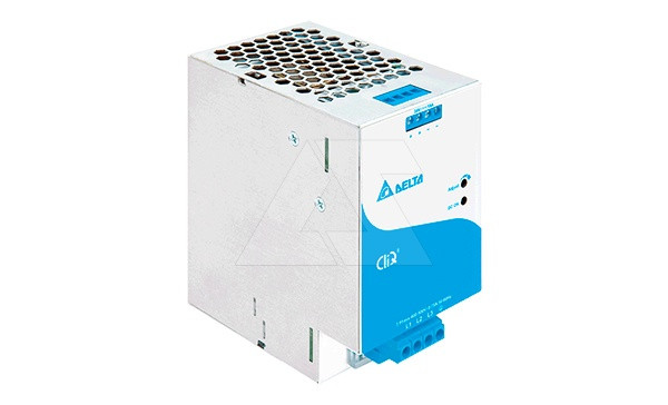 Блок питания импульсный CliQ II, 240W, 10А, 3(2)х320_600VAC (450_800VDC) / 24VDC, DIN35, винт. клеммы, ал. - фото 1 - id-p113735476