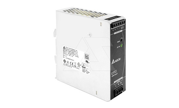 Блок питания импульсный Lyte, 120W, 5А, 85_264VAC (120_375VDC) / 24VDC, DIN35, реле DC OK, винт. клеммы, - фото 1 - id-p113735486