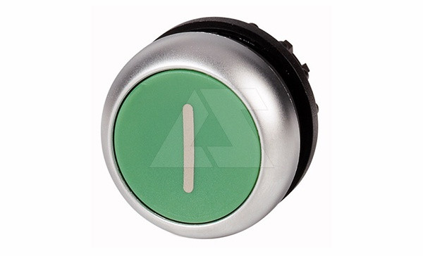 Кнопка зеленая Titan M22-D-G-X1, надпись 1, IP67 - фото 1 - id-p113735672