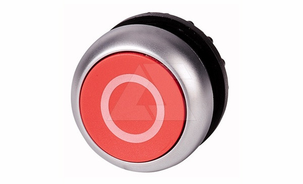 Кнопка красная Titan M22-D-R-X0, надпись 0, IP67 - фото 1 - id-p113735678