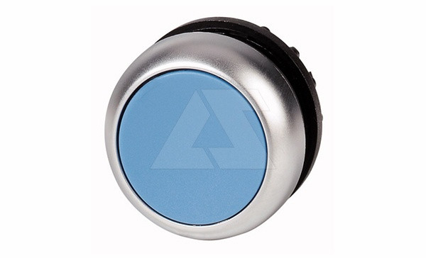 Кнопка синяя Titan M22-DR-B, IP67 с микропереключ. фиксация/возврат - фото 1 - id-p113735684
