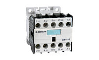 Мини-контактор CM1 10N, 3P, 12A/(20A по AC-1), 5.5kW(400VAC), 230VAC, 1NO