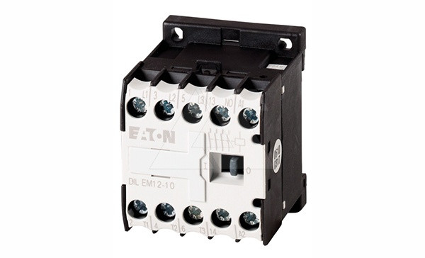 Мини-контактор DILEM12-10(230V50HZ,240V60HZ), 3P, 12A/(20A по AC-1), 5.5kW(400VAC), 230V50Hz/240V60Hz, 1NO - фото 1 - id-p113735851