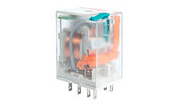 Реле R2N-2012-23-1110-WT, 2CO, 12A(250VAC), 110VDC, мех. инд., тест-кнопка