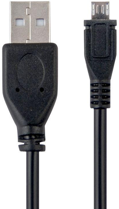 (SP3093) USB2.0 A вилка - Micro USB вилка, длина 0.75 м., черный Кабель BELSIS