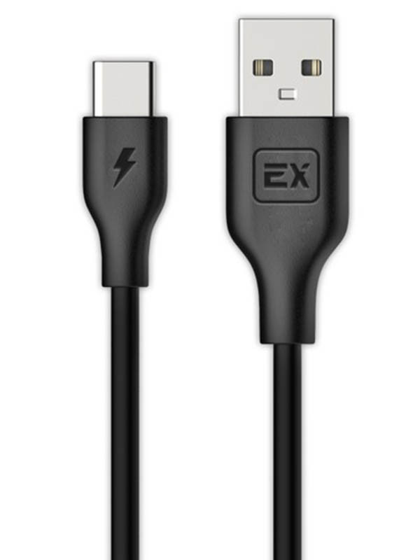 EX-K-733 USB - TYPE-C круглый чёрный 0.2М Power Bank Classic Дата-кабель EXPLOYD - фото 1 - id-p113599903