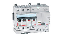 Дифф. авт. выключатель Legrand DX3, электромеханический, 4P, 32A, хар-ка C, 6kA, 30mA, тип AC, 4M