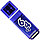 USB 3.0 флеш-диск SmartBuy 64GB Glossy Blue, фото 2
