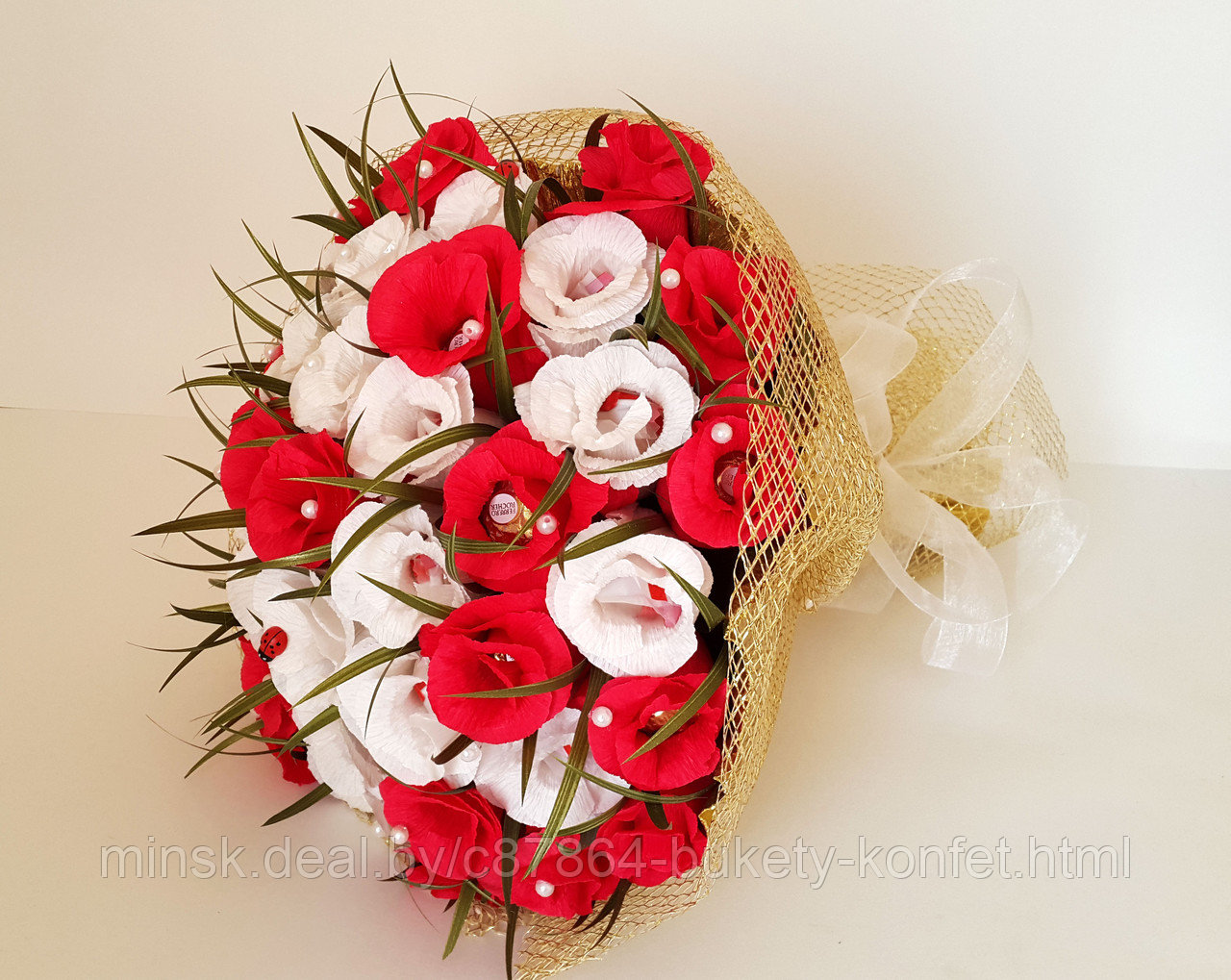39 роз с Ferrero и Rafaello