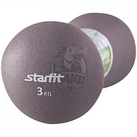 Гантели неопреновые Starfit 3.0 кг (пара) (арт. DB-202-3-GR)