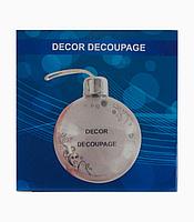 41687 Фоторамка-шар Poldom dekor-decoupage kula D диам 8,5см