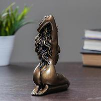 Фигура "Девушка на коленях" золото 10х6х15см, фото 2