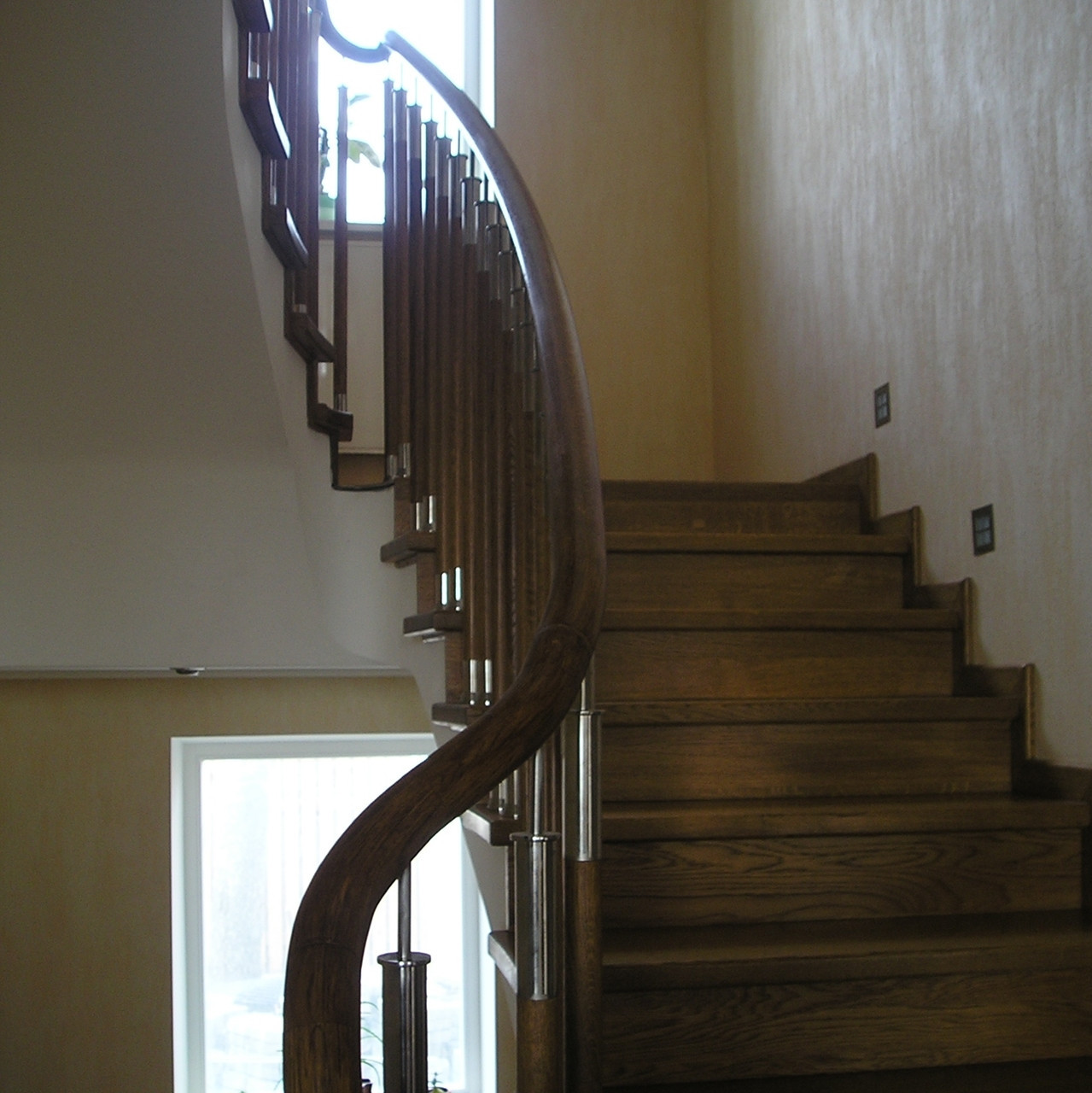 Лестница из массива дуба - фото 8 - id-p6629119