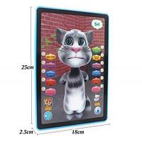 Детский планшет говорящий 3D Кот Том 3 в 1 Светятся глаза