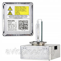Лампа ксеноновая PHILIPS D5S Xenon Vision 4500K 12V 25W пром. упаковка