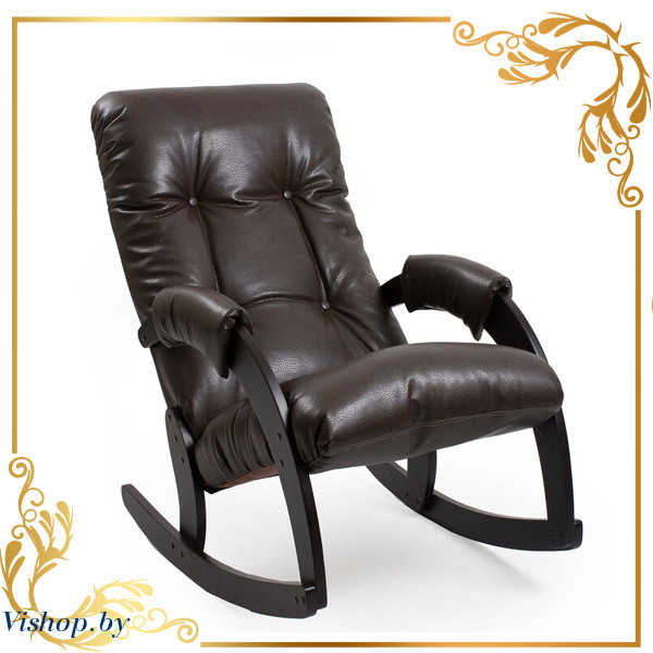 Кресло-качалка Версаль Модель 67 венге - фото 1 - id-p113782686