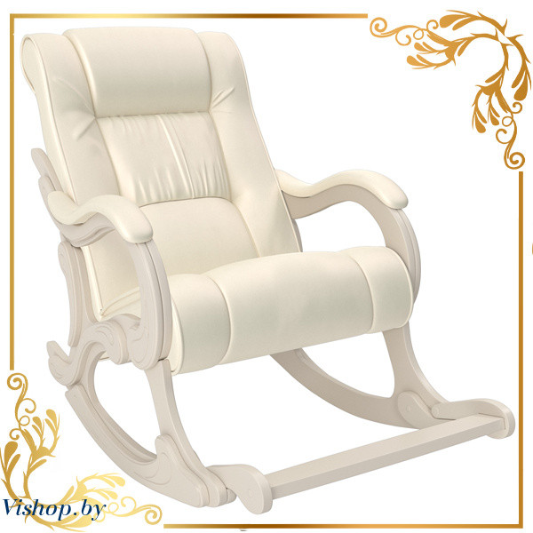 Кресло-качалка Версаль Модель 77 венге сливочный - фото 1 - id-p113782708