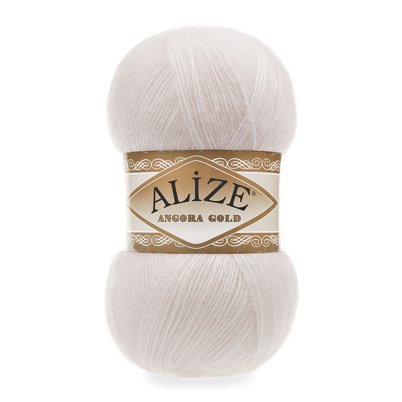 Пряжа Alize Angora Gold цвет 599 слоновая кость