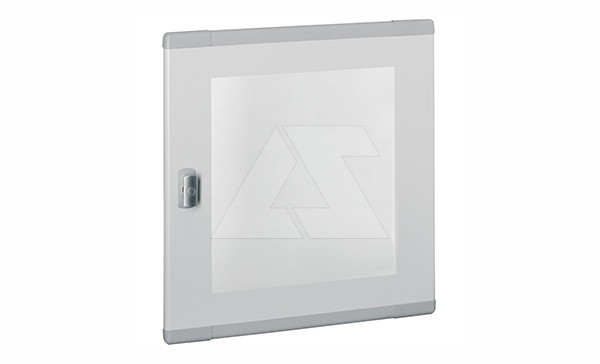 Дверь для щита XL3 160 на 3 ряда, плоская, прозрачное стекло - фото 1 - id-p113785265