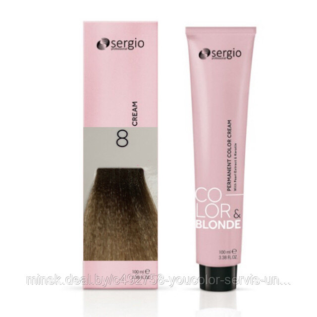КРЕМ-КРАСКА COLOR&BLONDE блондин-8. 100 мл.