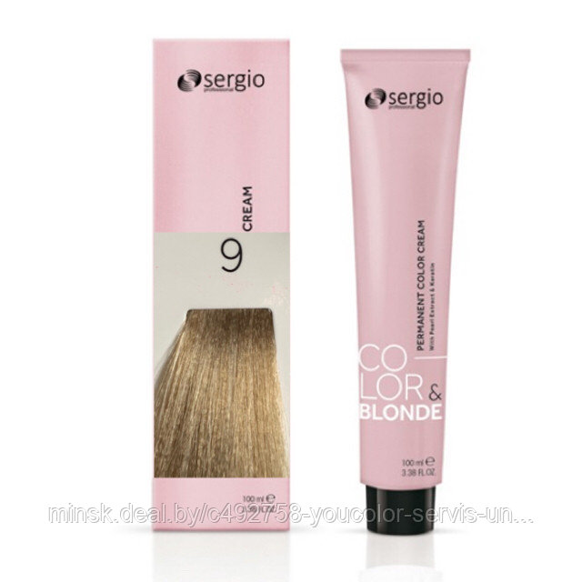 КРЕМ-КРАСКА COLOR&BLONDE светлый блондин-9. 100 мл.