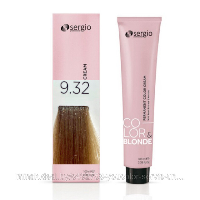 КРЕМ-КРАСКА COLOR&BLONDE светлый блондин песочный- 9.32. 100 мл.
