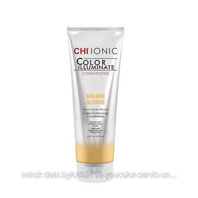 CHI IONIC COLOR ILLUMINATE Conditioner Golden Blonde Оттеночный бальзам Золотистый Блонд 251 мл