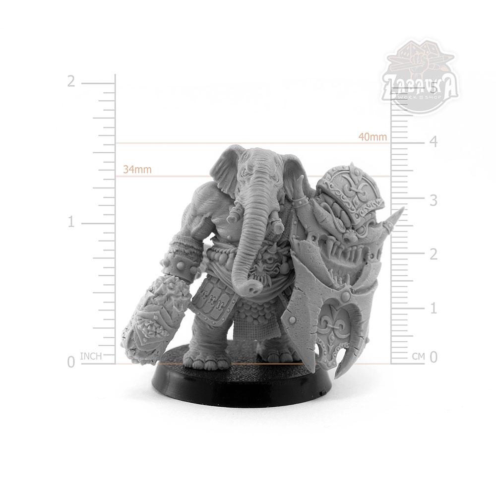 Слон / Hammerhell (32 мм) Коллекционная миниатюра Zabavka - фото 2 - id-p113799747